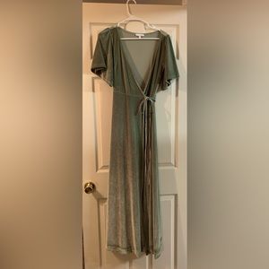 Baltic Born Sage velvet dress size XS